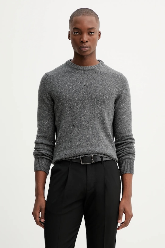 Светр із додаванням вовни Marc O'Polo меланж сірий M30506660174