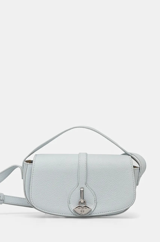 Kožená kabelka Silvian Heach TOLEDO usňová koža modrá RCP25009BO