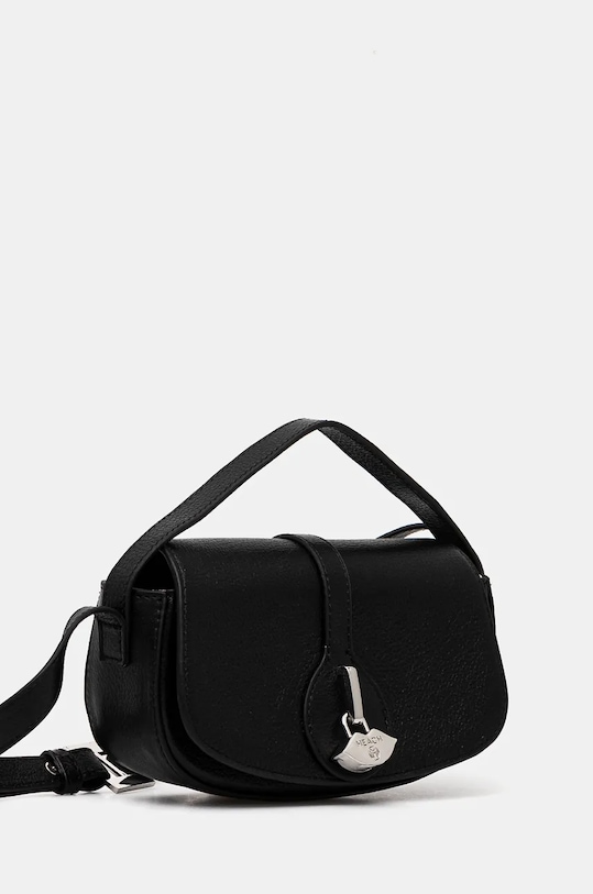 Kožená kabelka Silvian Heach TOLEDO RCP25009BO čierna ZA00