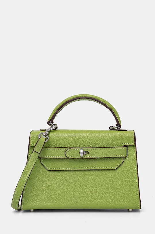 Silvian Heach poseta de piele SANITA uni verde RCP25016BO