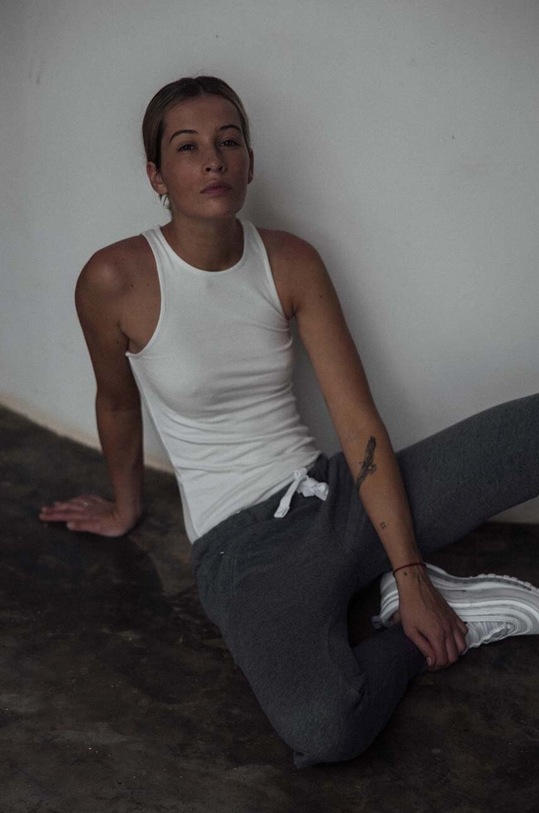 MUUV. top biały koszulka.racer.wh