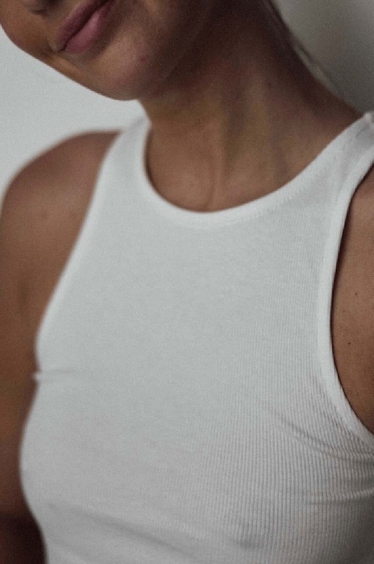 MUUV. top koszulka.racer.wh biały