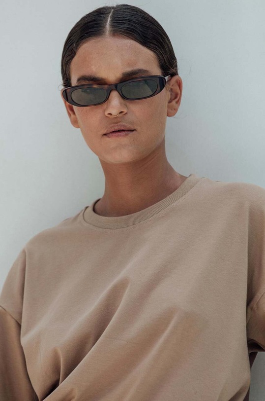 Pamučna majica MUUV. tshirt.READYTOWEAR.pean smeđa ZW24