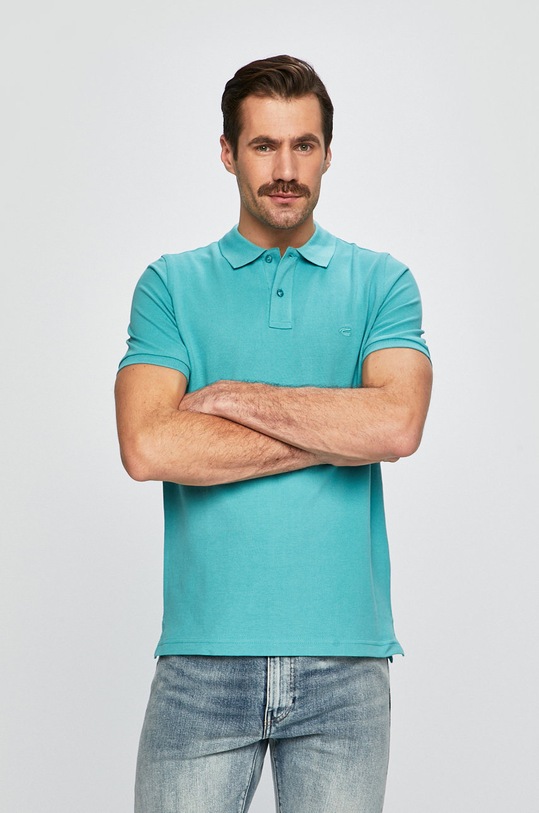 Camel Active - Tricou Polo bumbac turcoaz 31.118196