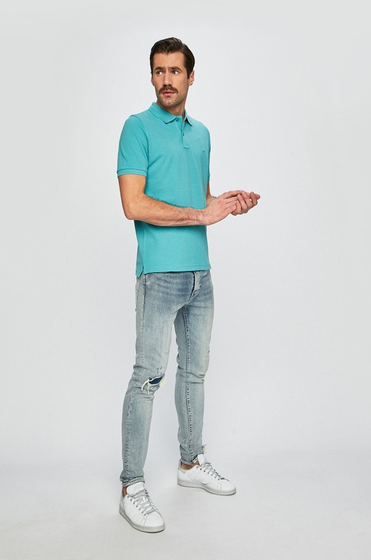 Camel Active - Tricou Polo 31.118196 turcoaz ZS19