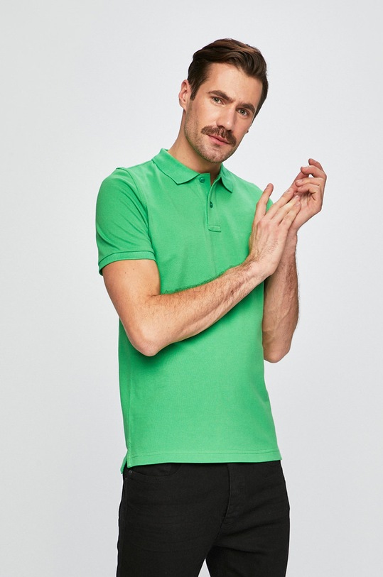 Camel Active - Tricou Polo bumbac verde 31.118196