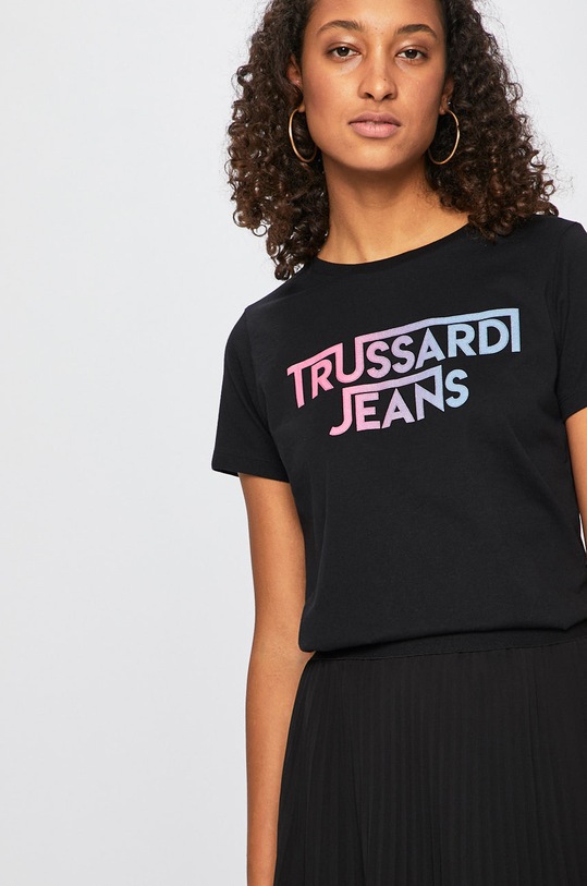 Trussardi Jeans - Top print crna 56T00195.1T001675