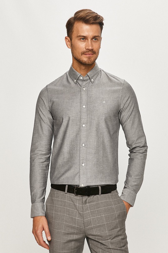 Calvin Klein - Camasa K10K105280 lung gri K10K105280