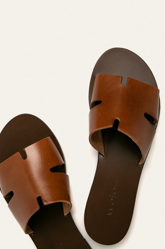 Wojas - Slapi de piele maro 7400853