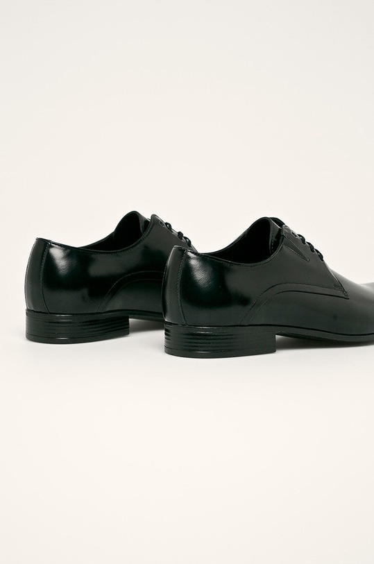 Obuv Wojas - Kožené poltopánky 903751 čierna