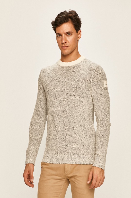 Calvin Klein - Svetr kulatý šedá K10K105255
