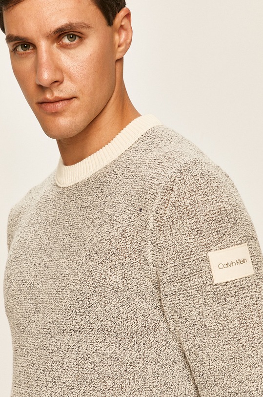 Calvin Klein - Svetr K10K105255 šedá