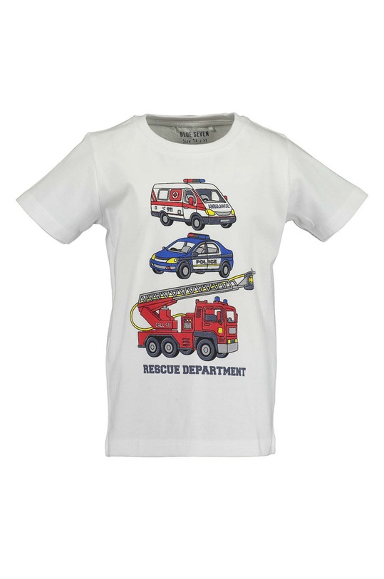 Blue Seven - Tricou copii 92-128 cm print alb 802146.X