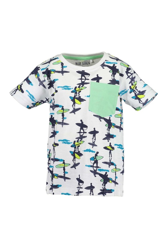 Blue Seven - Tricou copii 92-128 cm cu modele alb 802159.X