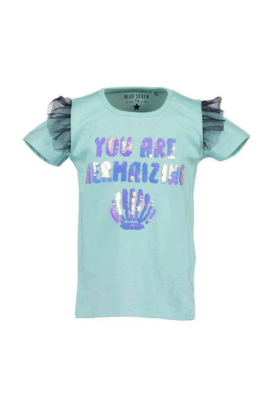 Blue Seven - Tricou copii 92-128 cm imprimeu turcoaz 702178.X