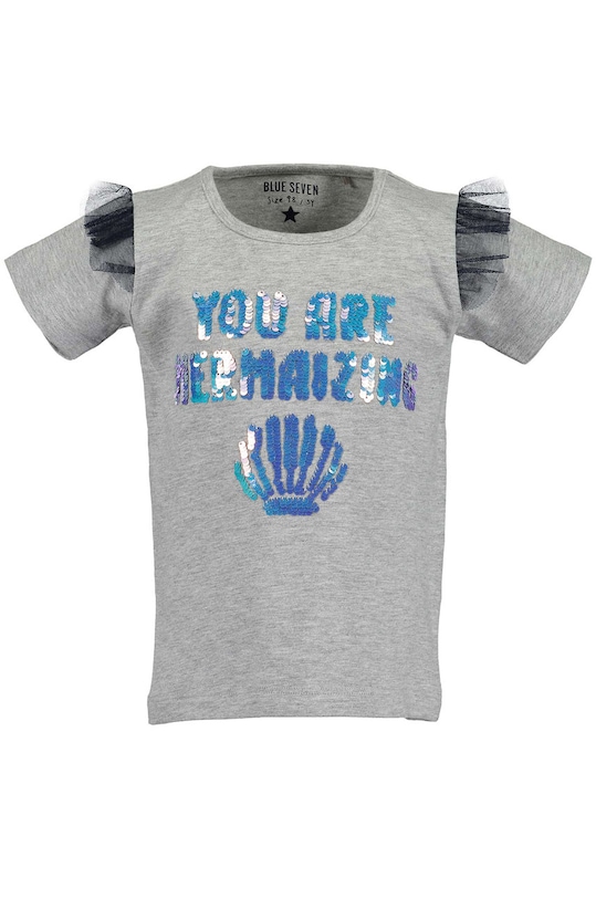 Blue Seven - Tricou copii 92-128 cm imprimeu gri 702178.X