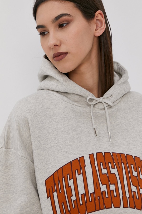 The Classy Issue Bluza bawełniana szary 048.05