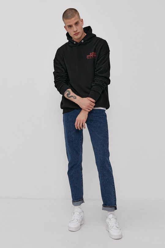 Odzież The Classy Issue Bluza bawełniana 095.01 czarny