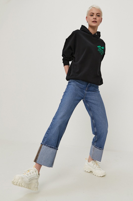 Odzież The Classy Issue Bluza bawełniana 081.01 czarny