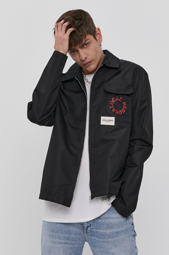 Local Heroes Kurtka nieocieplane czarny SS21J0008