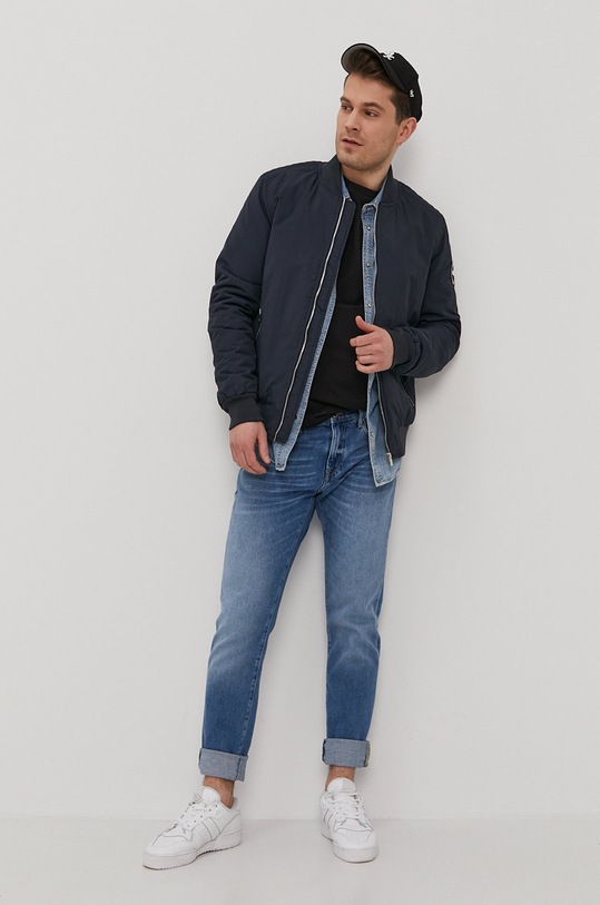 Cross Jeans Kurtka bomber 40221.001 granatowy ZS21
