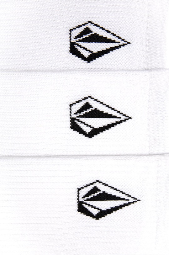 Volcom Skarpetki (3-pack) D6302004.WHITE biały ZS21
