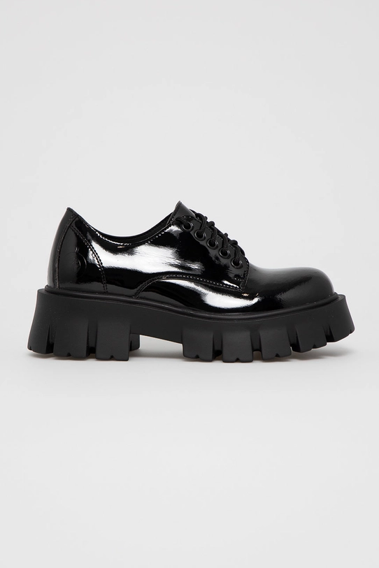 Cipele Altercore Deidra Vegan Black Patent imitacija lakirane kože crna DEIDRA.VEGAN.BLACK.P