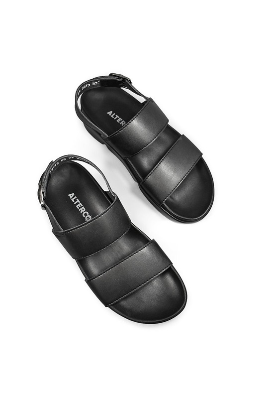Altercore Sandały CAMILLE czarny CAMILLE.VEGAN.BLACK