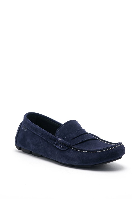 GOE - Semišové mokasíny HH1N4065 námořnická modř ZS21