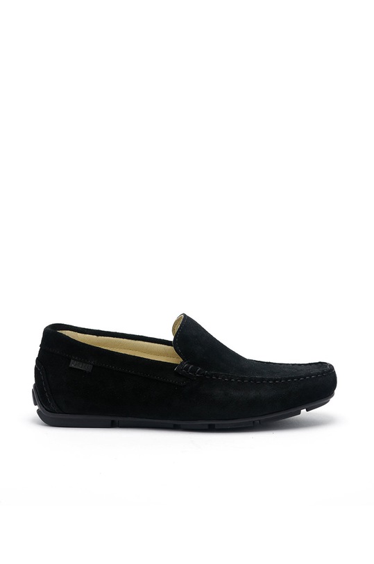 GOE - Semišové mokasíny casual černá HH1N4080