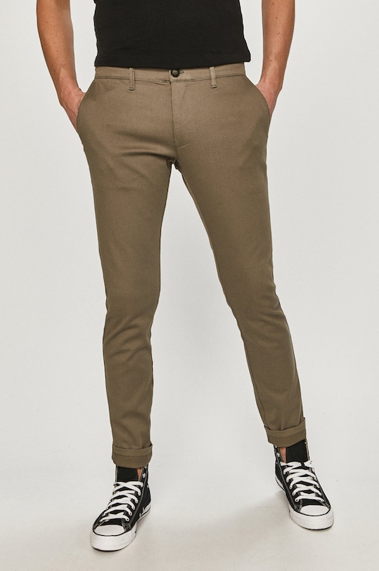 Cross Jeans - Nadrág sima szürke E120.037