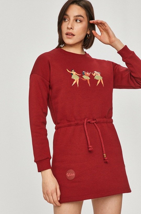 Waikiki Vibe - Sukienka bordowy SUB