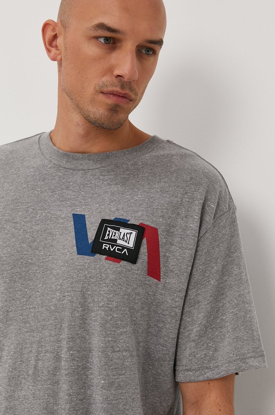 Tričko RVCA kulatý šedá W4SSML.1669