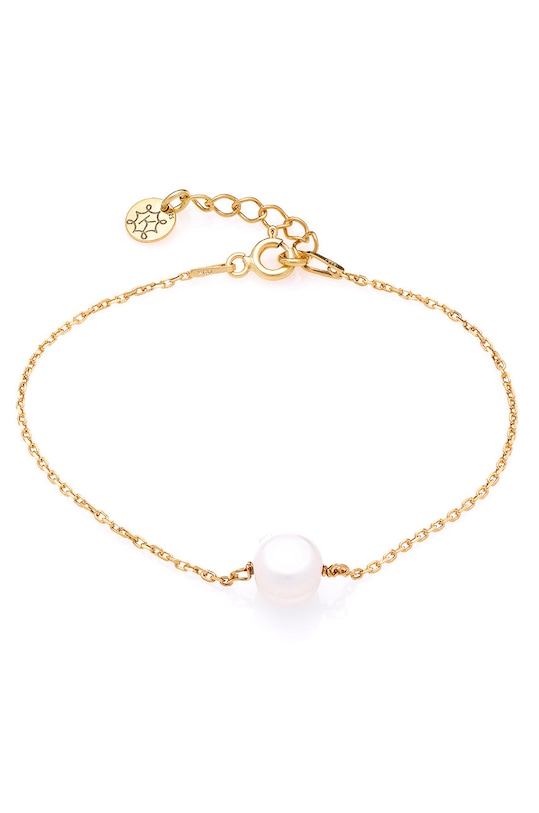 ANIA KRUK - Bransoletka ze srebra pokrytego złotem Ariel srebro złoty SAKAP0190Z