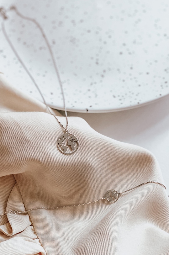 ANIA KRUK - Naszyjnik srebrny Azymut SGCNS2000 srebrny ZS22