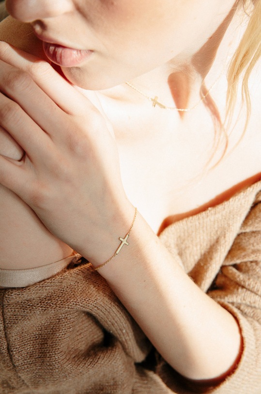 Ania Kruk - Aranyozott ezüst nyaklánc Believe SGCNS0010Z arany ZS22