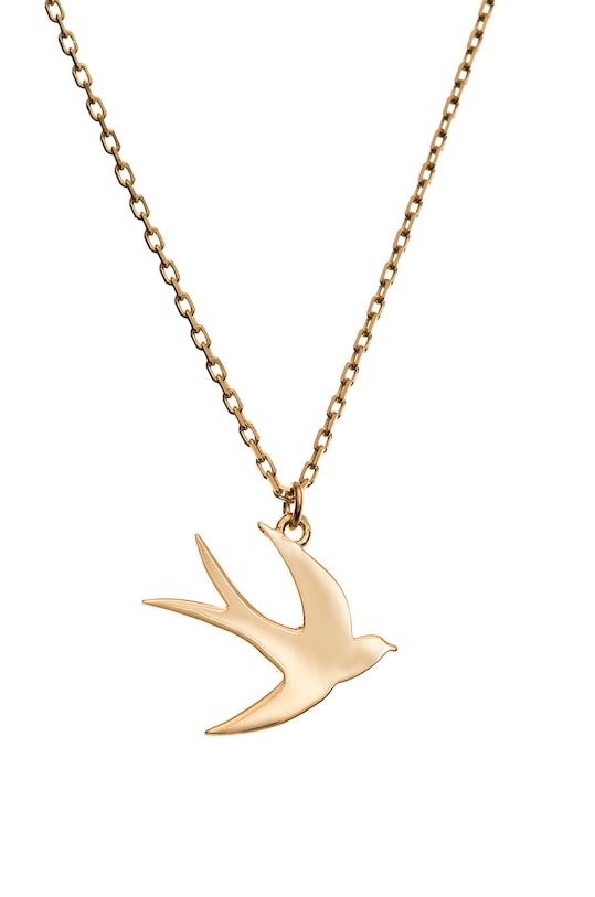 Ania Kruk - Stříbrný pozlacený náhrdelník Believe pozlacení zlatá SGCNS0170Z