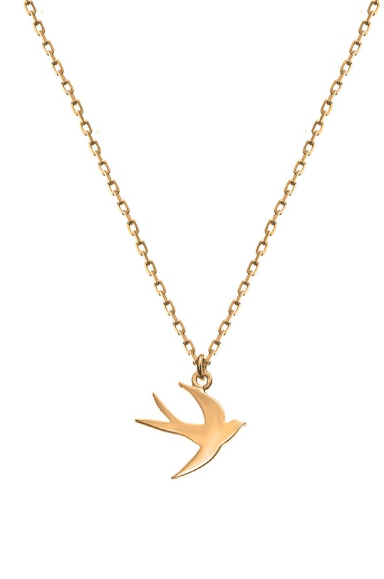 Ania Kruk - Stříbrný pozlacený náhrdelník Believe pozlacení zlatá SGCNS0940Z