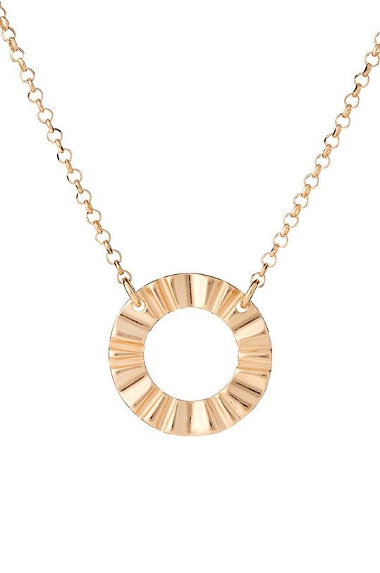 Ania Kruk - Stříbrný pozlacený náhrdelník Blair pozlacení zlatá SGCNS2090Z