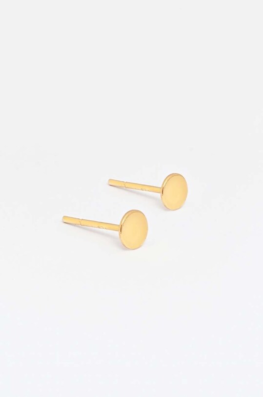 Ania Kruk - Ασημένια επιχρυσωμένα σκουλαρίκια Cosmo SGCKS1690Z χρυσαφί ZS22