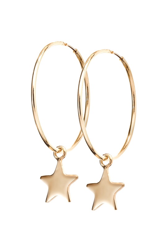 ANIA KRUK - Kolczyki ze srebra pokrytego złotem Sky pozłacane złoty SLTKS1610Z