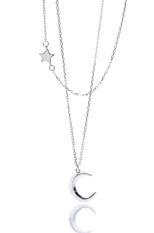 ANIA KRUK - Naszyjnik srebrny Sky Gift Box srebrny SGCNS1480