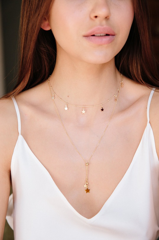 ANIA KRUK collana in argento placcato oro SKY SLTNS1610Z oro ZS22