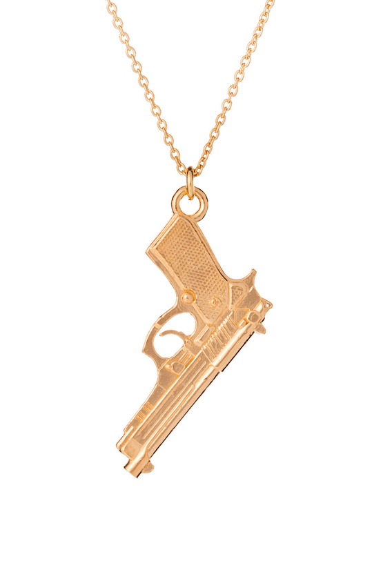 ANIA KRUK - Naszyjnik ze srebra pokrytego złotem Trendy pozłacane złoty SAKNS1130Z