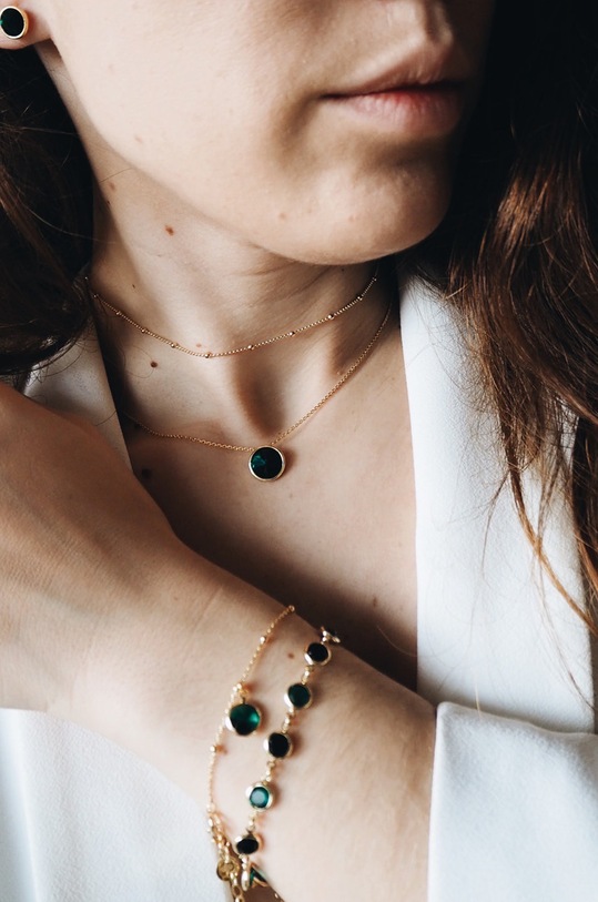 ANIA KRUK - Bransoletka ze srebra pokrytego złotem Venus SLTAS1500Z złoty ZS22