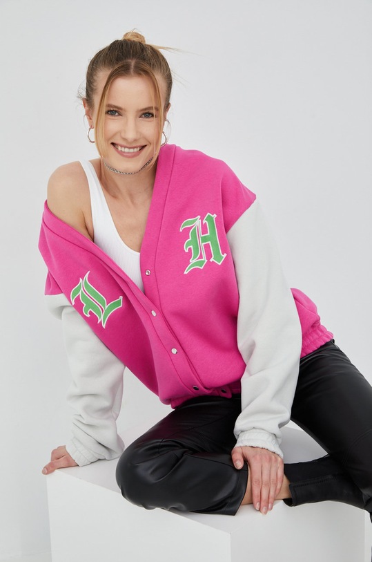 Local Heroes bluza pozostałe różowy SS22S0039