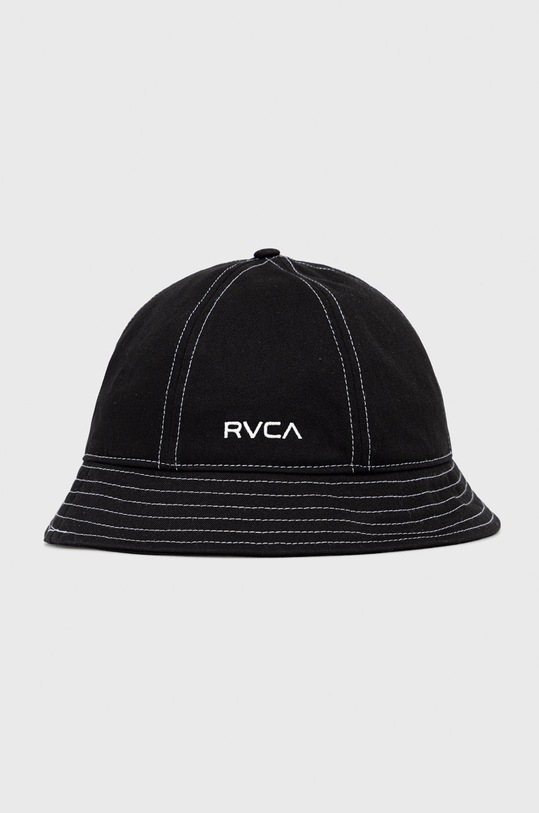 Pamučni šešir RVCA pamuk crna C9HTRE.RVCABLACK