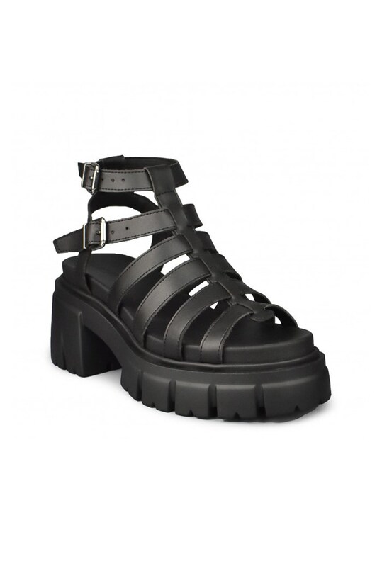 Δερμάτινα σανδάλια Altercore CLEO.VEGAN.BLACK μαύρο ZS22