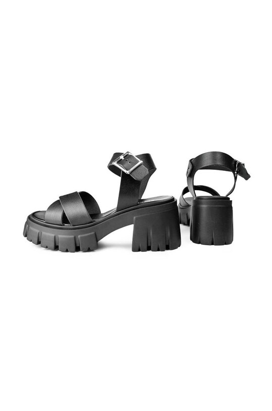 Altercore sandale Sophia negru SOPHIA.BLACK