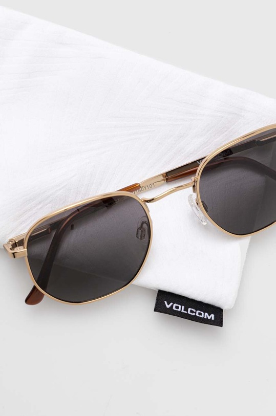 Volcom okulary przeciwsłoneczne VE01801101.Gloss.Gold brązowy